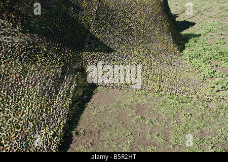 Il camuffamento militari esercito base tenda a open day Foto Stock