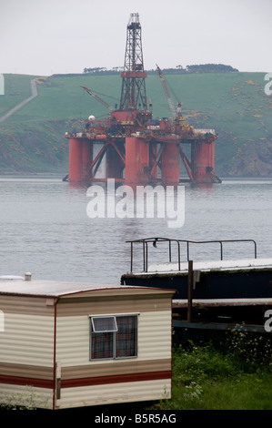 Oil Rig in cromarty firth,Stena Spey Foto Stock