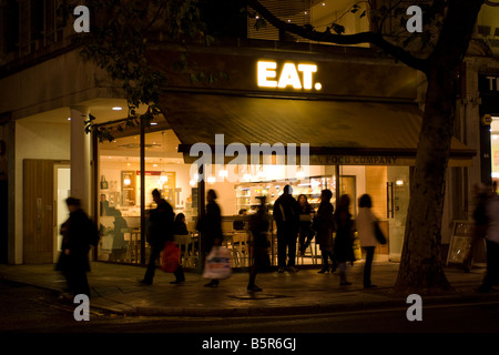 Mangiare. sandwich shop - Oxford Street - Londra Foto Stock