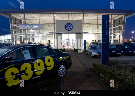 Volkswagen Showroom - Milton Keynes - Buckinghamshire Foto Stock