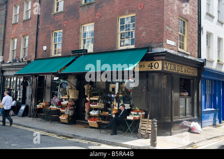 Verde & Co Ltd in Spitalfields, East London Foto Stock