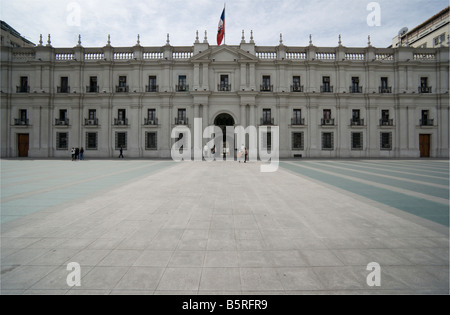 Il Palacio de la Moneda, Santiago Foto Stock