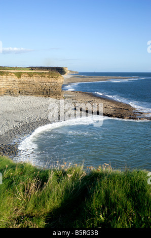 Tresilian bay e col huw beach glamorgan heritage coast llantwit major Vale of Glamorgan South wales uk Foto Stock