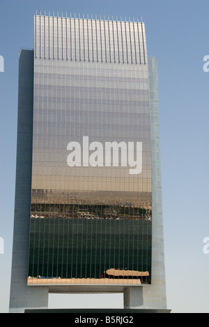 La Banca nazionale di Dubai Costruzione Foto Stock