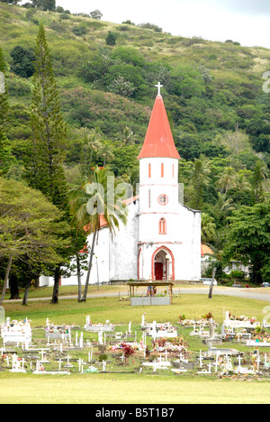 Chiesa del Sacro Cuore Cié Nuova Caledonia Foto Stock