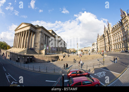 St Georges Hall Liverpool City Centre Centre Merseyside England Regno Unito Regno Unito GB Gran Bretagna Isole britanniche in Europa Foto Stock