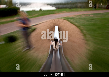 Sud Africa la proprietà privata Sun City nella parte settentrionale del paese avente un divertente Kamp Kwena Foto Stock