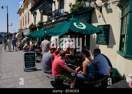 Newmarket Town Center case tipiche Suffolk REGNO UNITO Foto Stock