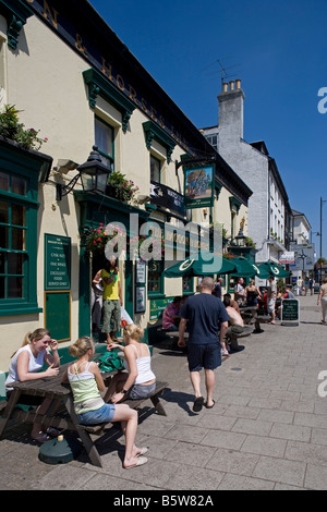 Newmarket Town Center case tipiche Suffolk REGNO UNITO Foto Stock