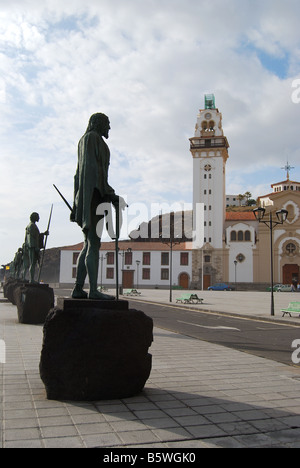 Basilica de Nuestra Senora de Candelaria, Candelaria, Santa Cruz de Tenerife, Tenerife, Isole Canarie, Spagna Foto Stock