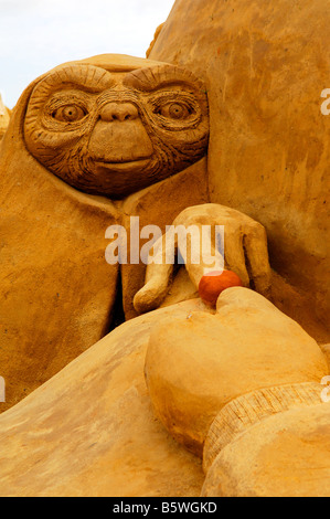 ET il filmato l'extraterrestre alien spielberg Foto Stock