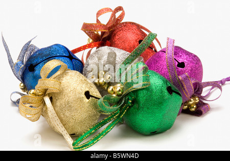 Close-up di campane di Natale Foto Stock