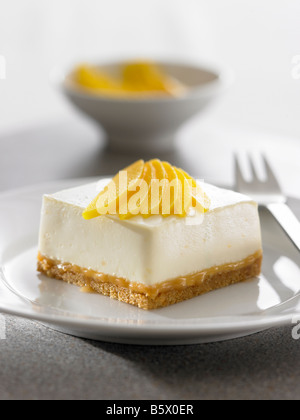 Mango e toffee cheesecake Foto Stock