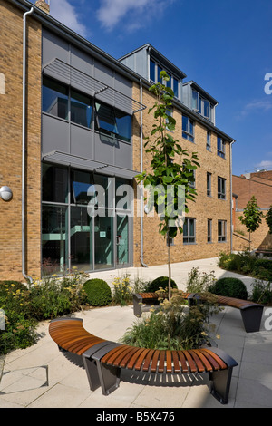 Ruskin edificio saloni dello studente di residenza a Worcester College di Oxford Foto Stock