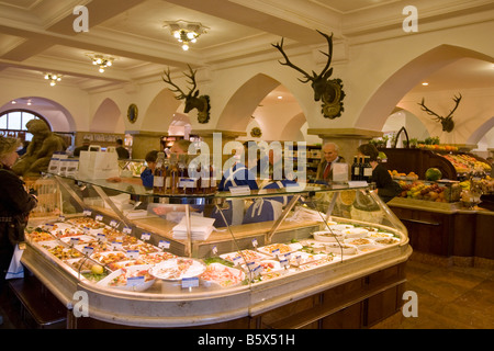 Dahlmeier negozio delicatessen Monaco di Baviera Germania Foto Stock