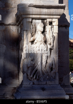 Arco di Costantino a Roma Foto Stock