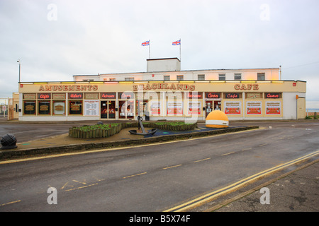 Beachlands divertimento arcade e Cafe a Hayling Island Foto Stock