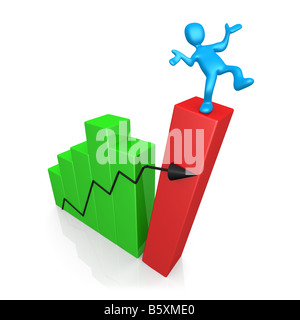 Rischio di business Foto Stock
