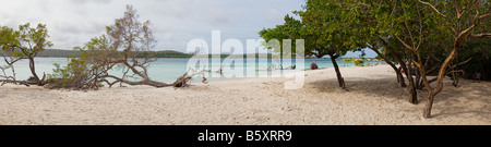 "Playa Azul' (Blue beach) nel Parco Nazionale Morrocoy Venezuela Foto Stock