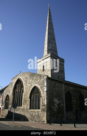 Città di Southampton, Inghilterra. La Chiesa di San Michele si trova a St Michael's Square è riferito l'edificio più antico della città. Foto Stock