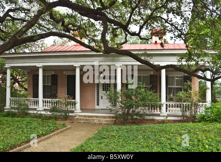 Texas Hill Country Austin Bremond blocco quartiere storico Phillips Bremond Houston casa costruita 1855 Foto Stock