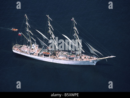 La Tall Ship Dar Mlodziezy Foto Stock