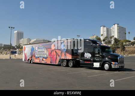 NBA Nation carrello pronto e in attesa di un evento speciale al giorno Foto Stock