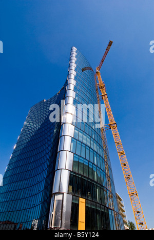 OMV Hoch Zwei, in costruzione, Vienna, Austria Foto Stock