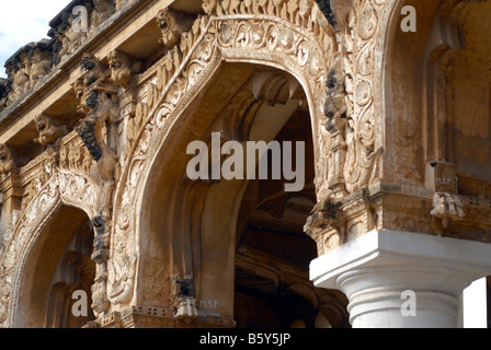 THIRUMALAI NAICKER MAHAL DI MADURAI TAMILNADU Foto Stock