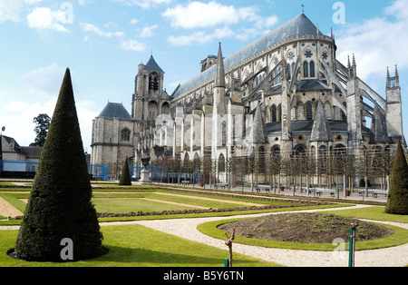 La cattedrale di Bourges Francia Foto Stock