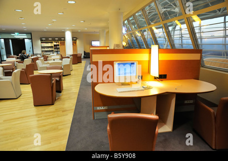 La nuova lounge Skyteam, Zurigo Kloten Aeroporto (ZRH/LSZH) Svizzera CH Foto Stock