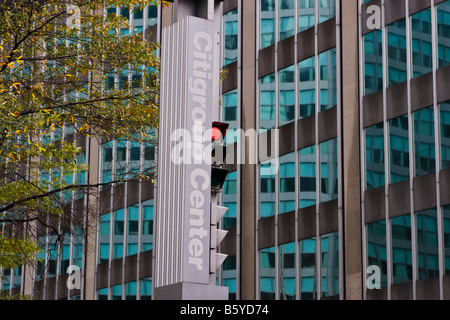 L'esterno di un centro di Citigroup è visto in Manhattan, New York Foto Stock