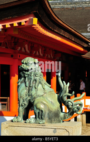 Itsukushima Jinja, Miyajima cho, Hatsukaichi, Prefettura di Hiroshima, Giappone Foto Stock