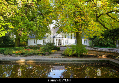 Casa padronale in Zelazowa Wola, Polonia Foto Stock