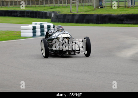 1928 Morgan Super Aero 1260cc Vintage Sports Car Club Autunno Sprint Goodwood 25 Ottobre 2008 Foto Stock