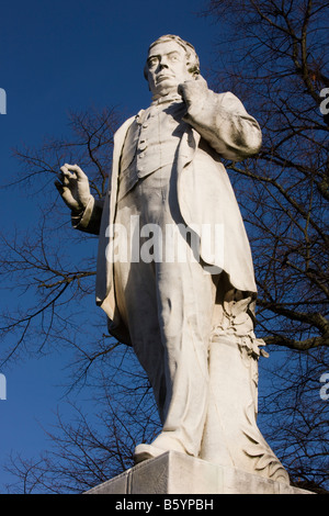 Statua di George Leeman 1809annuncio Annuncio 1882 fondatore della North Eastern Railway Foto Stock