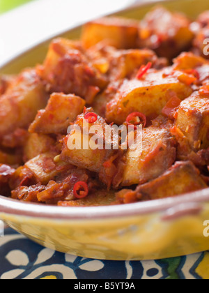 Patatas Bravas Foto Stock