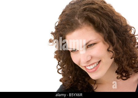 Ritratto Di Donna sorridente Foto Stock