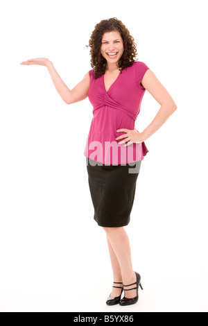 Ritratto Di Donna sorridente Foto Stock