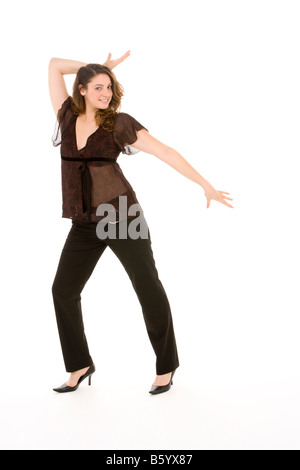 Ritratto Di Donna sorridente Foto Stock