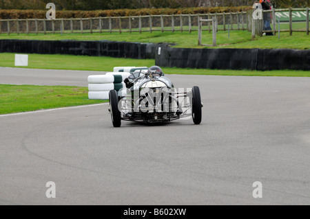 1928 Morgan Super Aero 1260cc Vintage Sports Car Club Autunno Sprint Goodwood 25 Ottobre 2008 Foto Stock