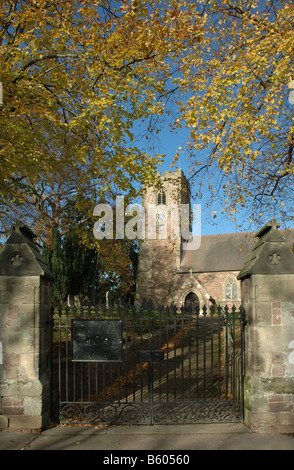 San Michele e Tutti gli Angeli chiesa, Croft, Leicestershire, England, Regno Unito Foto Stock