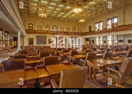 Casa dei rappresentanti al Campidoglio di Austin Texas USA Foto Stock