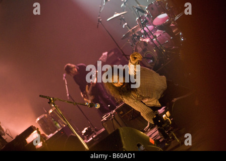 Warren Ellis, Nick Cave e i Bad Seeds, Roma, Italia, 2008 Foto Stock