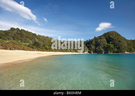 L'ancoraggio Torrent Bay Parco Nazionale Abel Tasman Nelson regione Isola del Sud della Nuova Zelanda Foto Stock