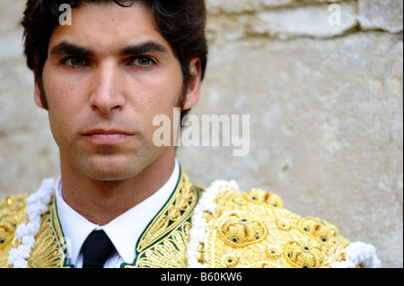 Torero spagnolo Cayetano Rivera durante il festival di Bull in Valencia Foto Stock