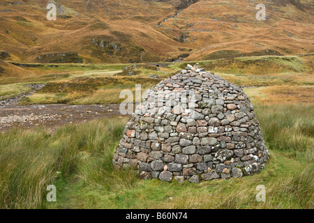 Il tumulo di Glen Coe, Highland, Scotland, Regno Unito Foto Stock