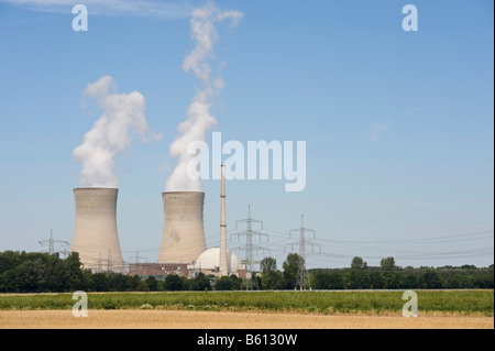 Grafenrheinfeld Energia Atomica Impianto di Grafenrheinfeld, Bavaria Foto Stock