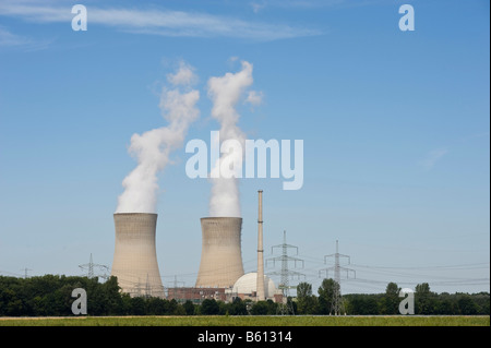 Grafenrheinfeld Energia Atomica Impianto di Grafenrheinfeld, Bavaria Foto Stock