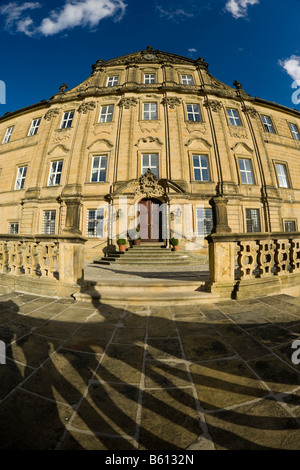 Abbazia di Banz ora noto come castello di Banz, Bad Staffelstein, Alta Franconia, Bavaria Foto Stock